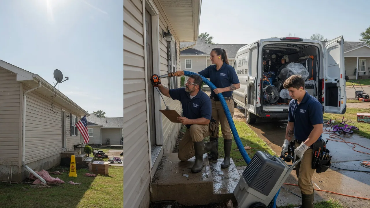 Ceiling Water Damage Restoration in Little Suamico, WI near me